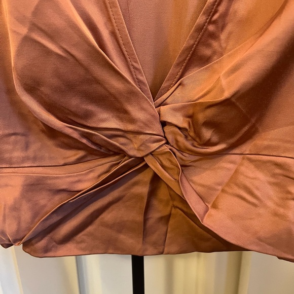 Free People Deep V-Neck Cropped Blouse - Picture 3 of 6